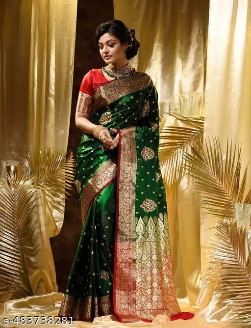 Unique Soft Silk Saree With Wonderful Blouse Piece